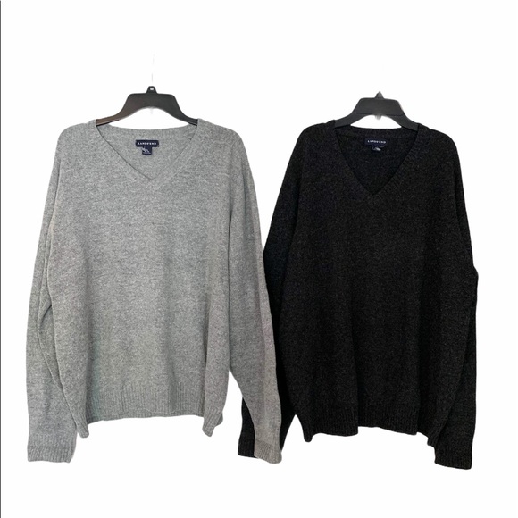 Lands' End Other - Land’s End Merino Wool Sweater Bundle Set of Two